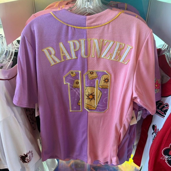 Disney Parks 2026 WDW Rapunzel Baseball Jersey Adult Size NEW - Picture 2 of 4